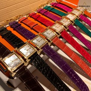 The Hermès H for Her watch comes in every color imaginable. What's your favorite color in life? It comes in that color!